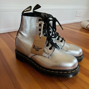 NWT Silver Doc Marten’s